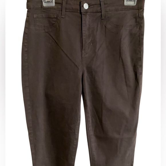 New L'AGENCE Margot High Rise Jeans Pants Skinny Brown Western Rodeo Womens‎ 31 - Picture 3 of 7